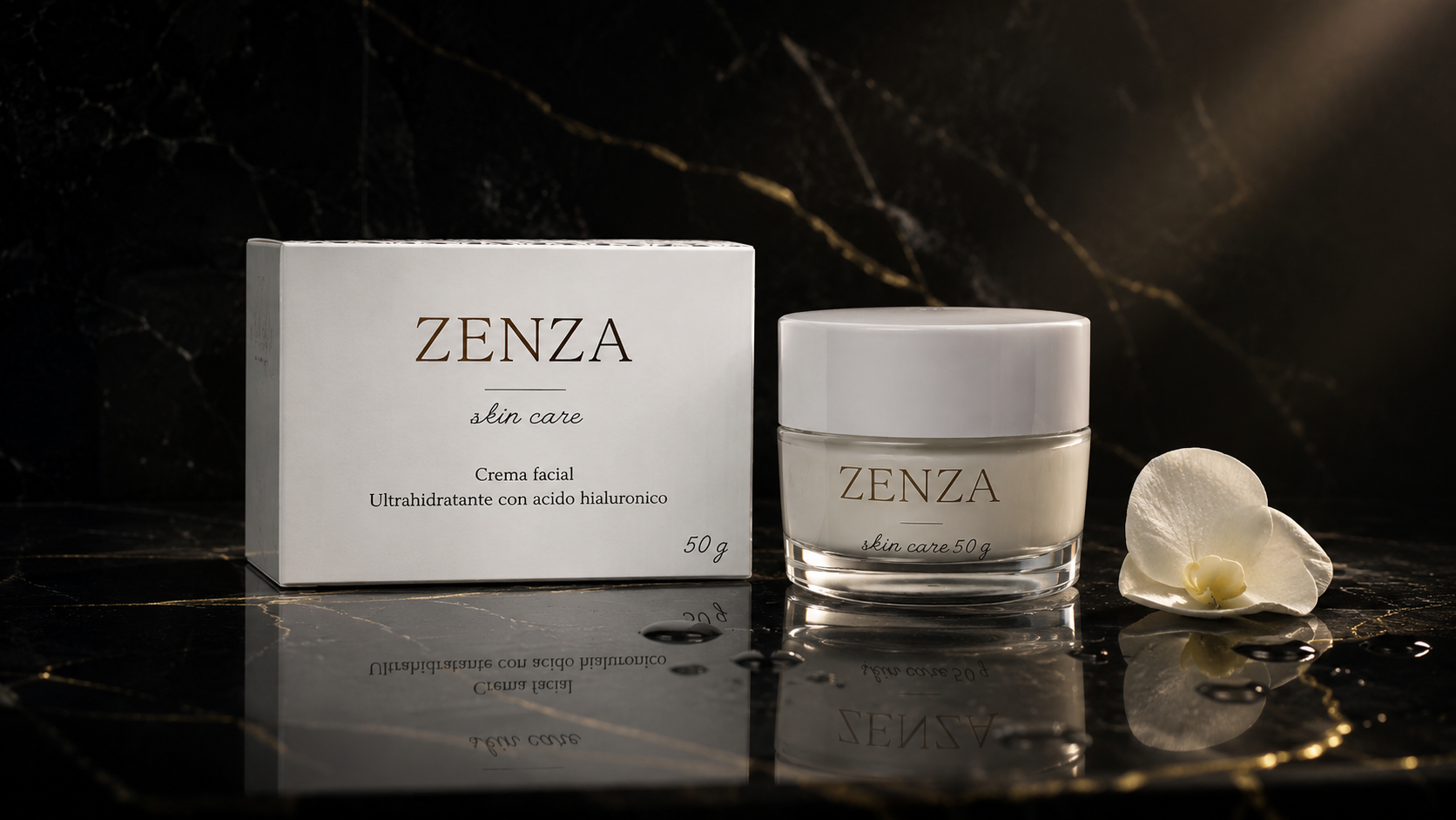 ZENZA Skin Care — crema facial con ácido hialurónico, 50 g